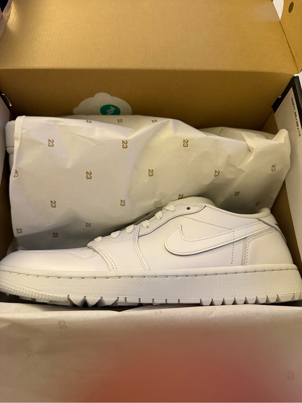 Air Jordan 1 Low Golf White/Obsidian